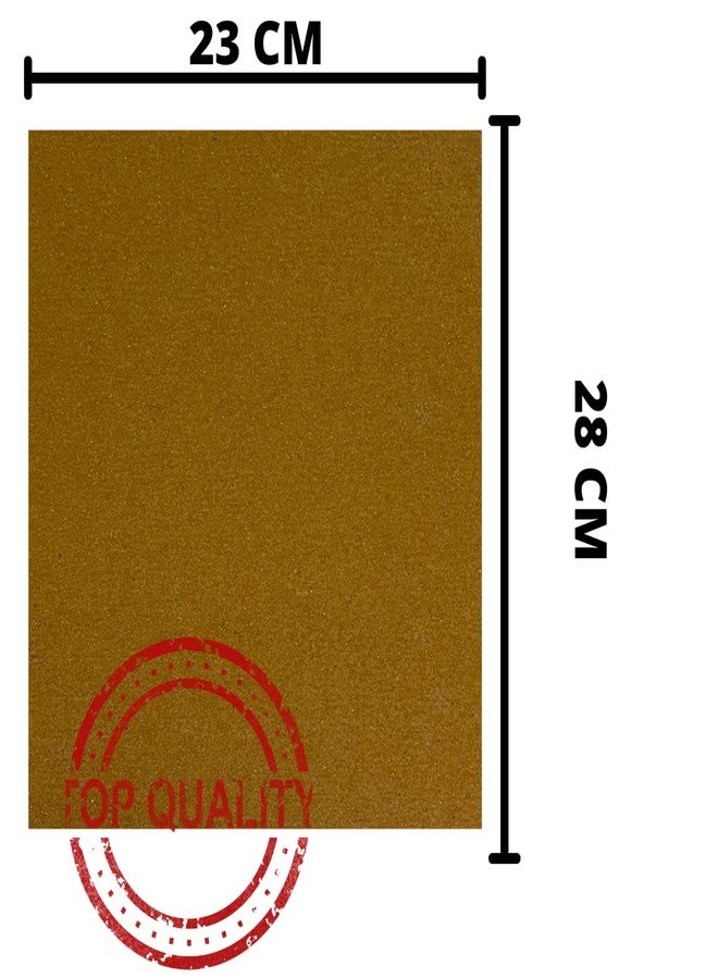 Color Zebra® Sanding Paper/Emery Paper/Sandpaper (Brown, Grit-80-3pcs 100-3pcs 120-3pcs) Pack of 9 sheets - Image 2